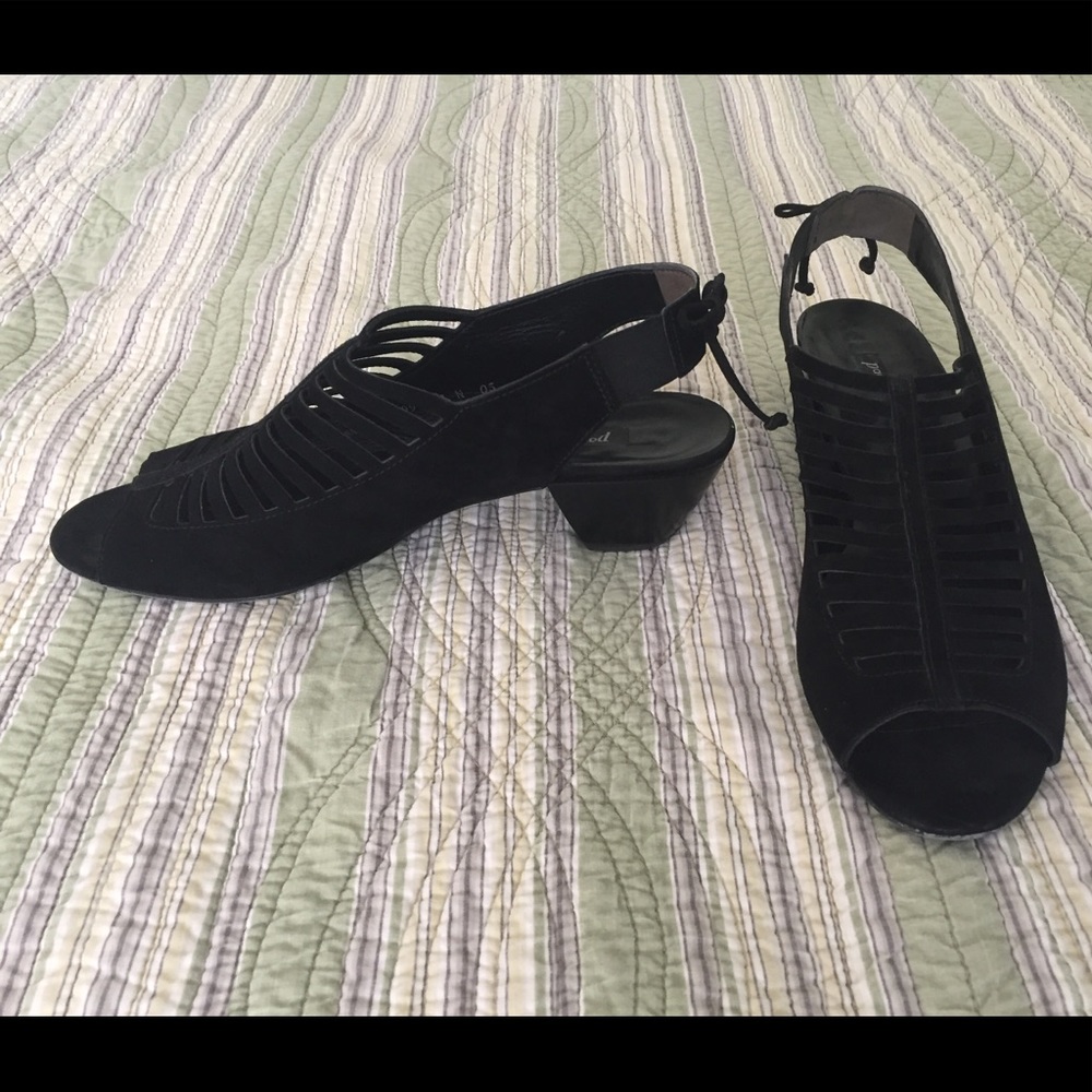 Paul Green Trisha Sandals • Black • US size 9